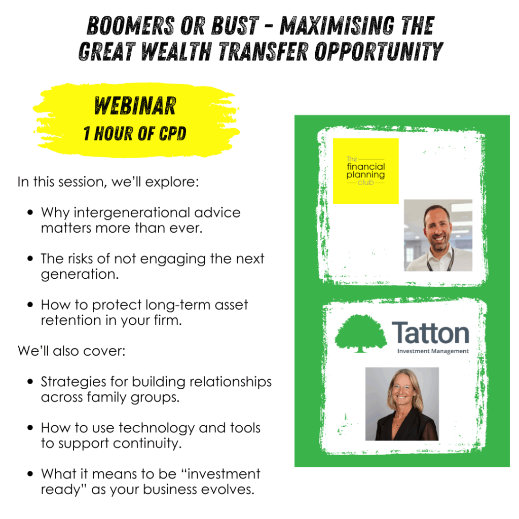 Maximising the Great Wealth Transfer Opportunity