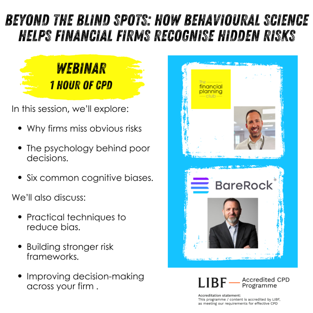 Beyond the Blind Spots: How Behavioural Science Helps Financial Firms Recognise Hidden Risks