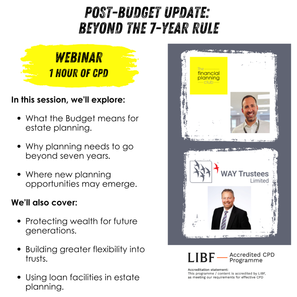 Post-Budget Update: Beyond the 7-Year Rule